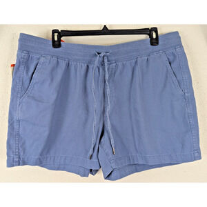 New Orvis sz XXL Shorts blue elastic drawstring waist pockets women 3854